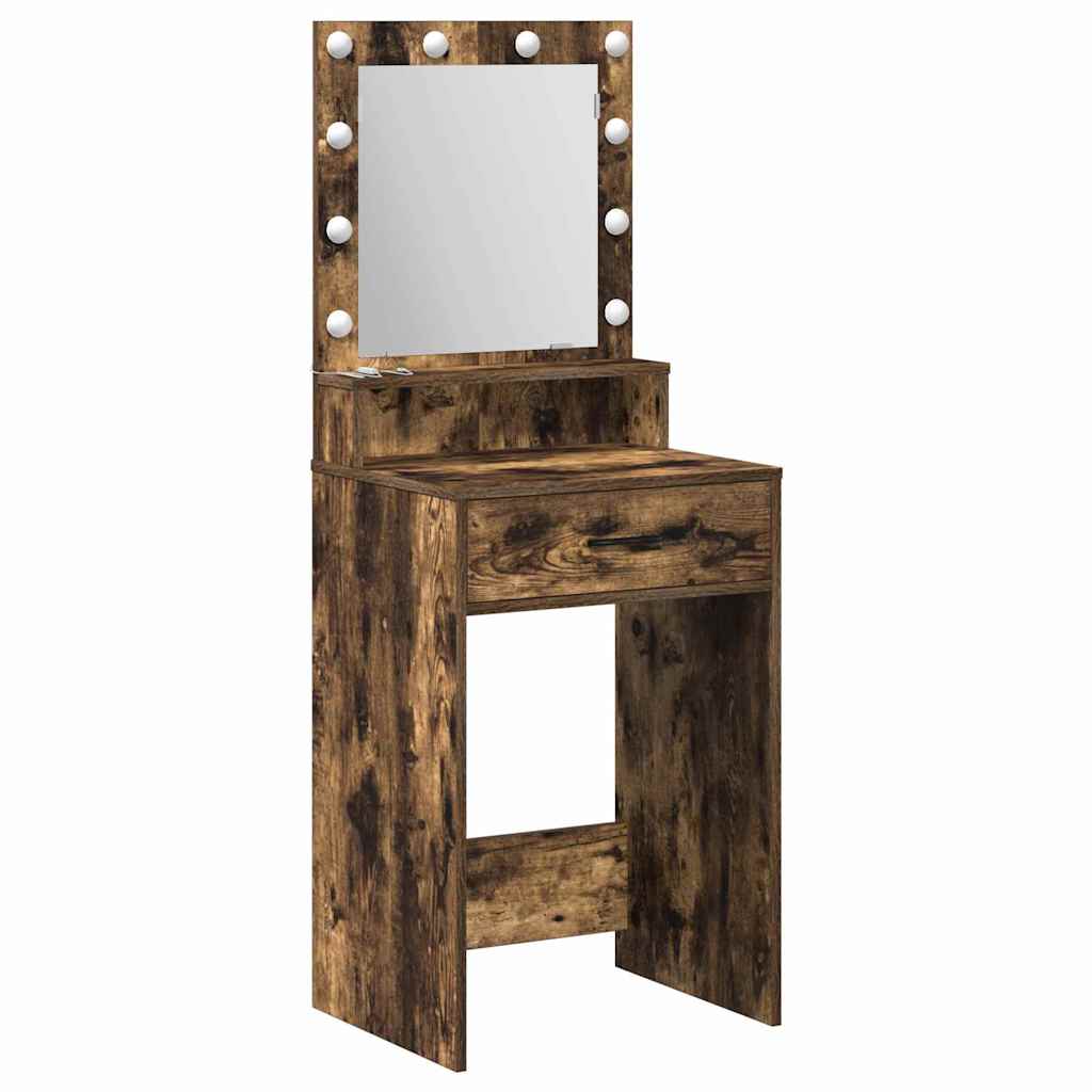Toaletni stol Dimljeni hrast 50 x 41 x 135 cm Konstruirano drvo