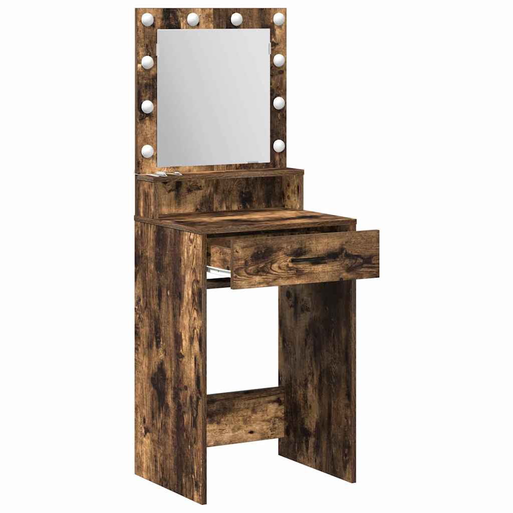 Toaletni stol Dimljeni hrast 50 x 41 x 135 cm Konstruirano drvo