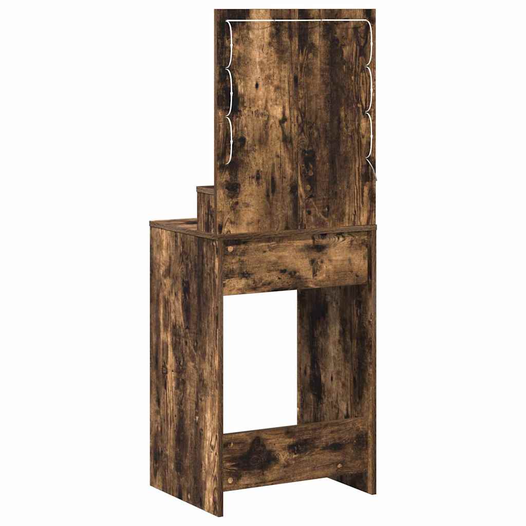 Toaletni stol Dimljeni hrast 50 x 41 x 135 cm Konstruirano drvo