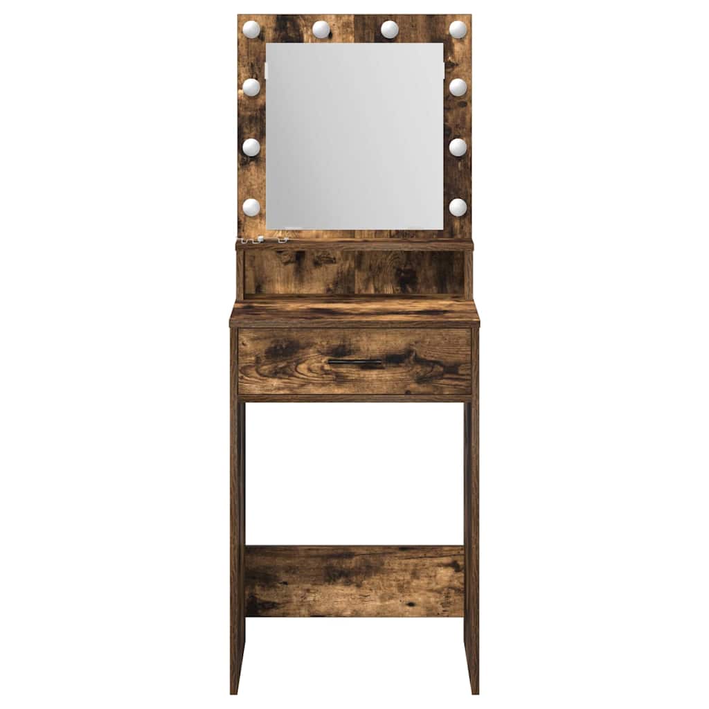 Toaletni stol Dimljeni hrast 50 x 41 x 135 cm Konstruirano drvo