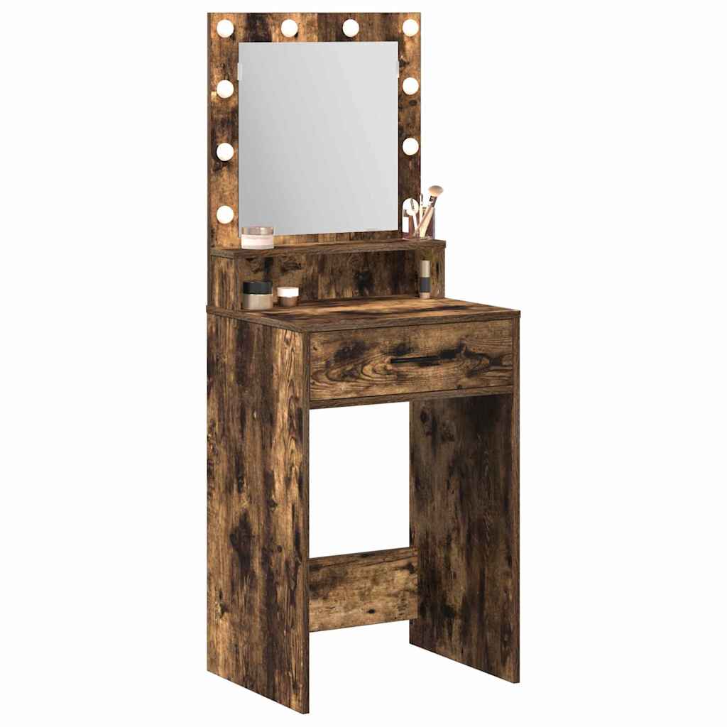Toaletni stol Dimljeni hrast 50 x 41 x 135 cm Konstruirano drvo