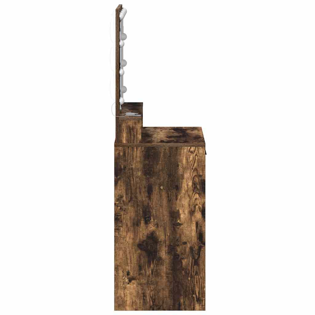 Toaletni stol Dimljeni hrast 50 x 41 x 135 cm Konstruirano drvo