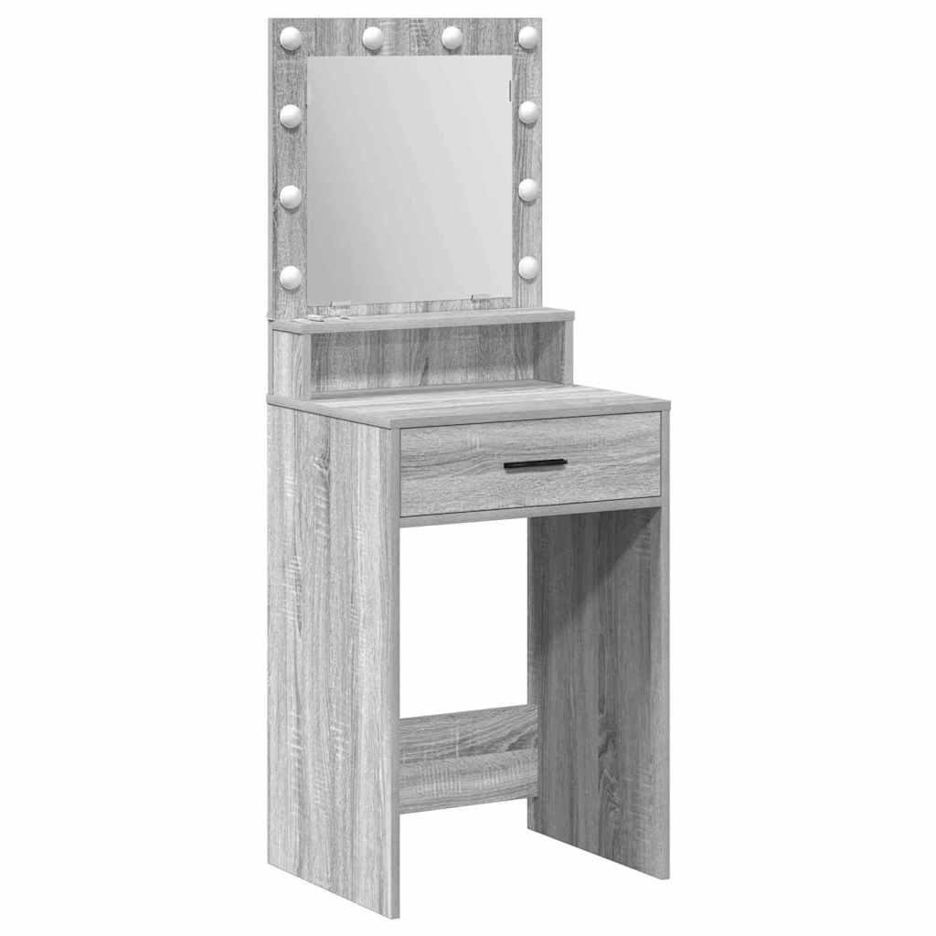 Toaletni stol Siva Sonoma 50 x 41 x 135 cm Konstruirano drvo