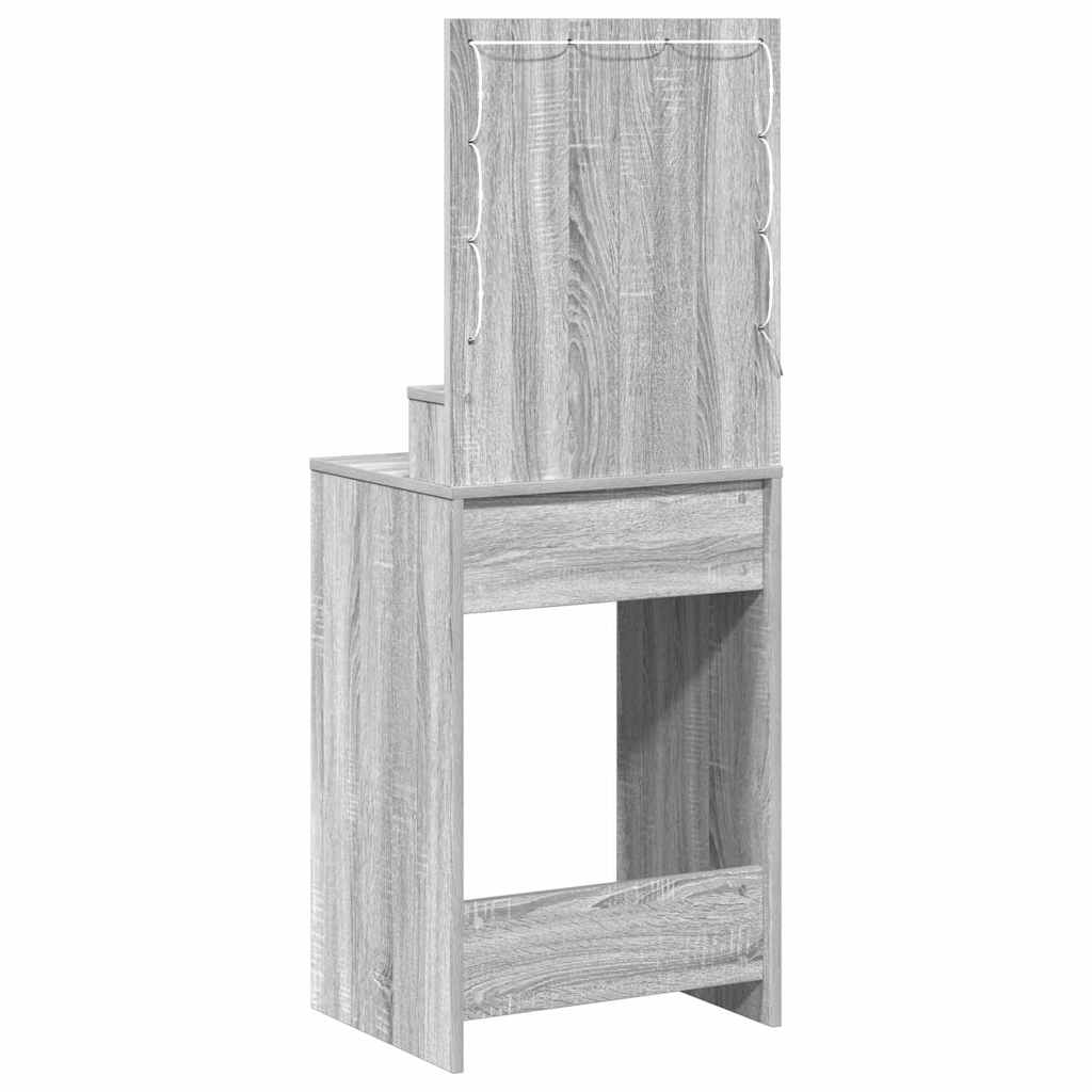 Toaletni stol Siva Sonoma 50 x 41 x 135 cm Konstruirano drvo
