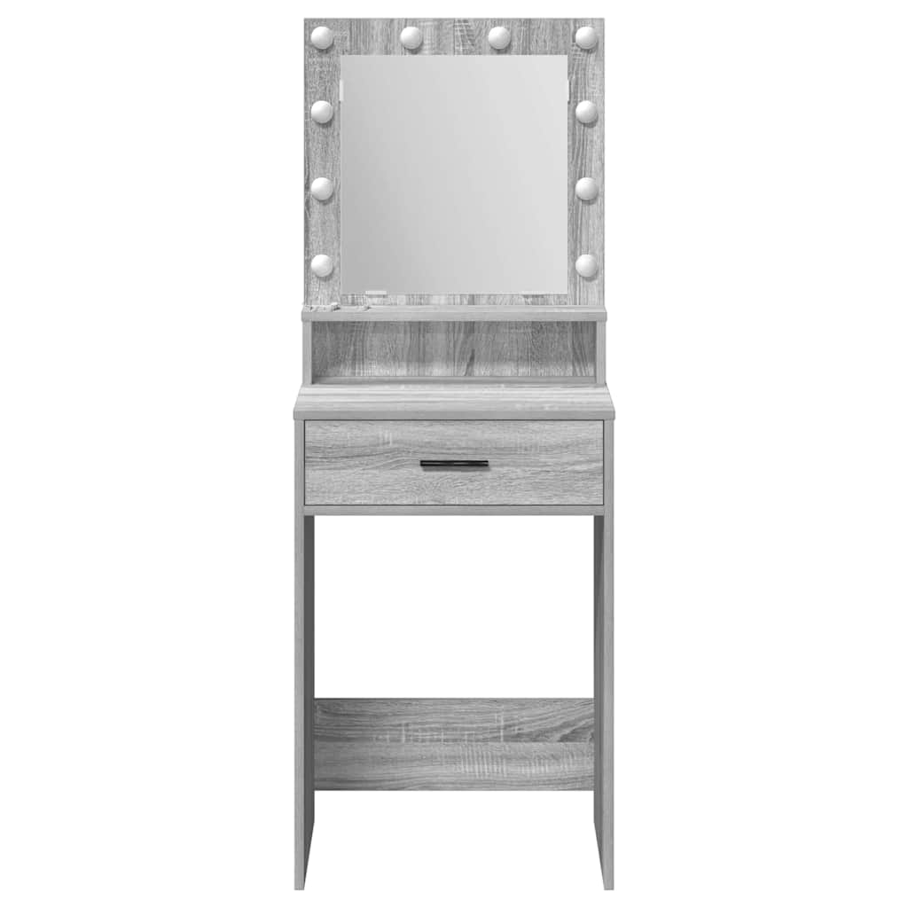 Toaletni stol Siva Sonoma 50 x 41 x 135 cm Konstruirano drvo