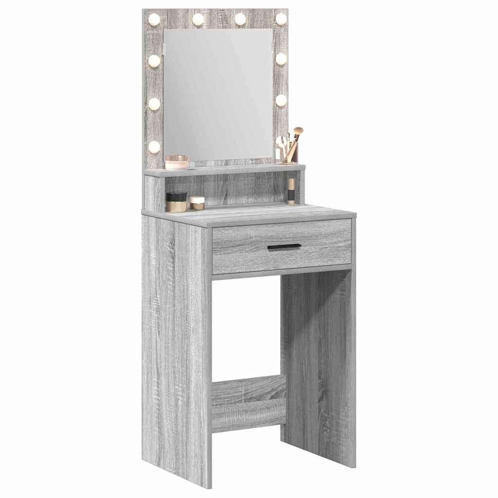Toaletni stol Siva Sonoma 50 x 41 x 135 cm Konstruirano drvo