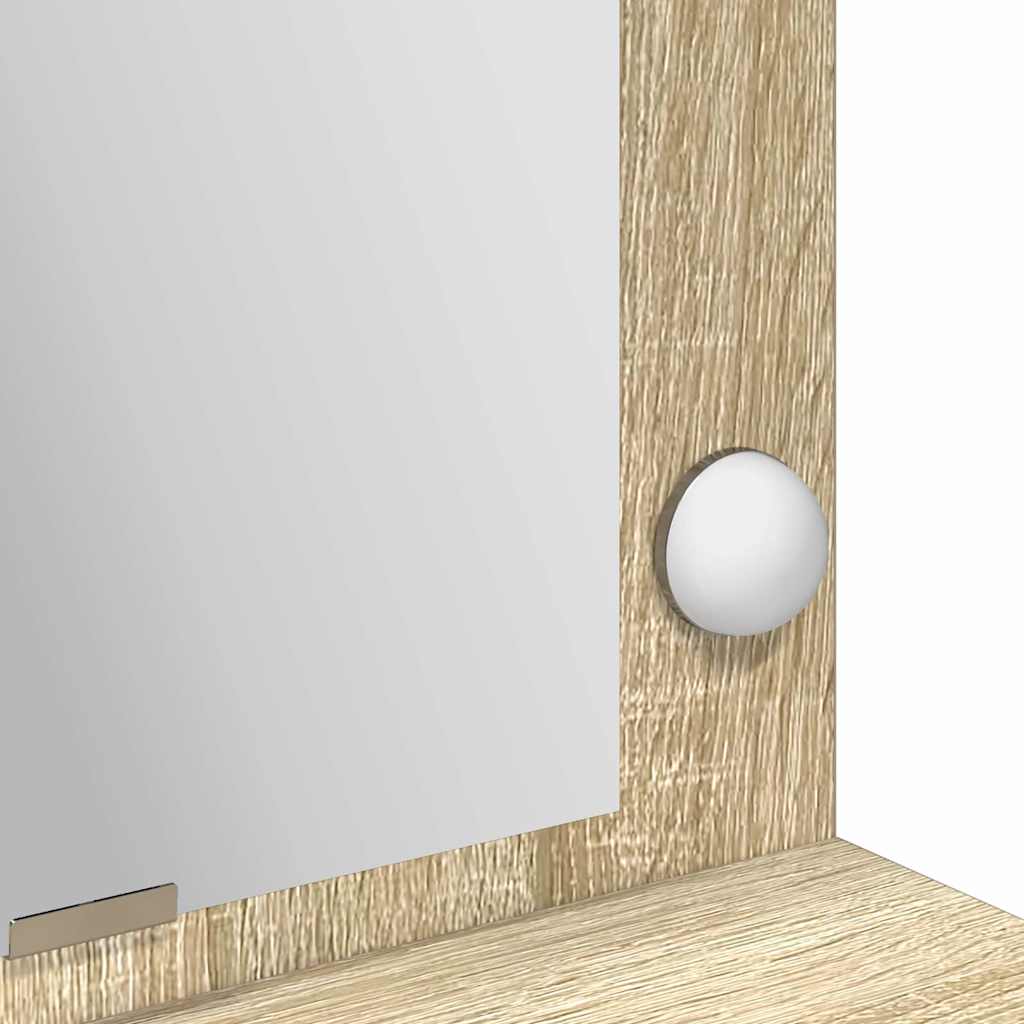 Toaletni stol Sonoma hrast 100 x 41 x 135 cm Konstruirano drvo
