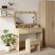 Toaletni stol Sonoma hrast 100 x 41 x 135 cm Konstruirano drvo