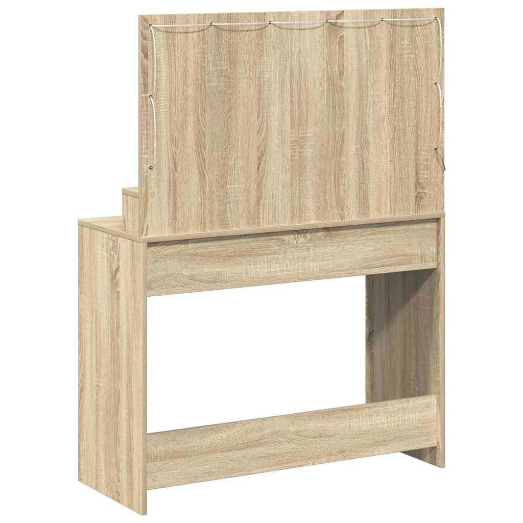 Toaletni stol Sonoma hrast 100 x 41 x 135 cm Konstruirano drvo