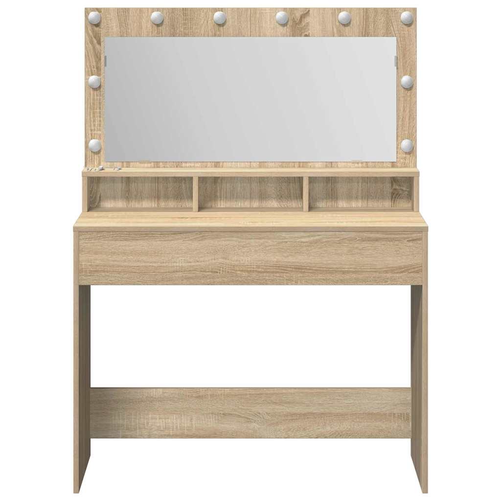 Toaletni stol Sonoma hrast 100 x 41 x 135 cm Konstruirano drvo