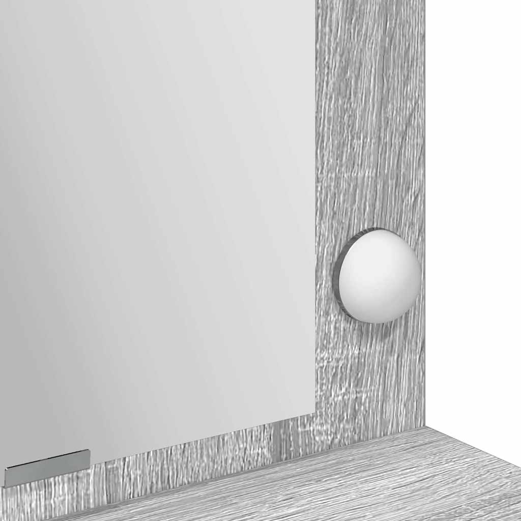 Toaletni stol Siva Sonoma 100 x 41 x 135 cm Konstruirano drvo