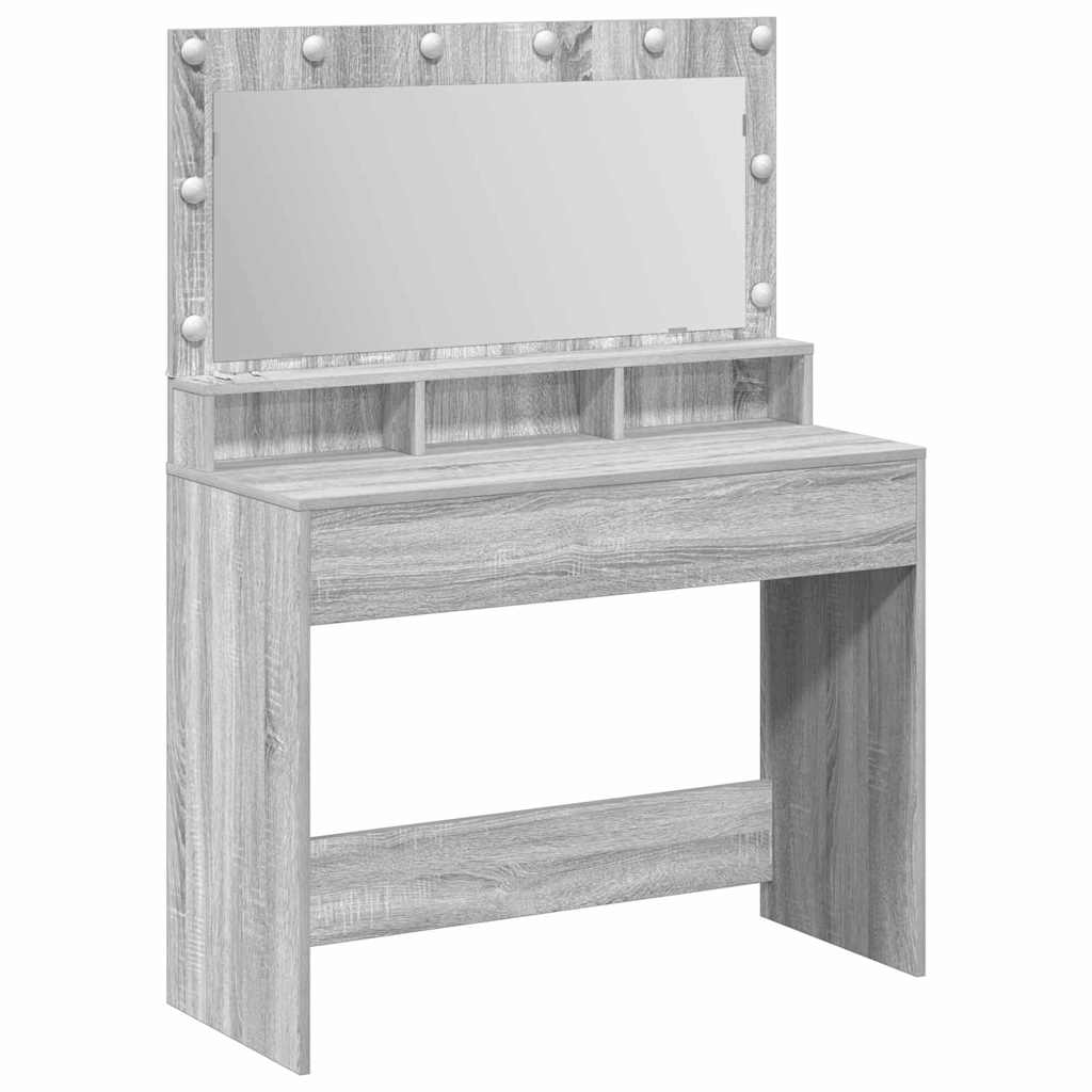 Toaletni stol Siva Sonoma 100 x 41 x 135 cm Konstruirano drvo