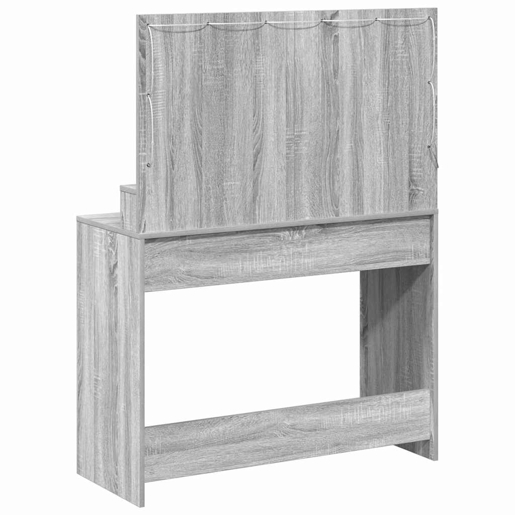 Toaletni stol Siva Sonoma 100 x 41 x 135 cm Konstruirano drvo