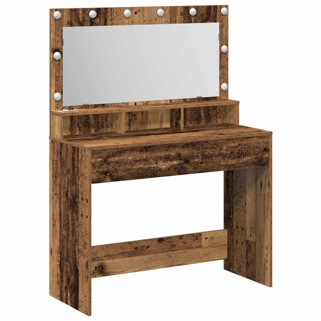 Toaletni stol Staro drvo 100 x 41 x 135 cm Konstruirano drvo