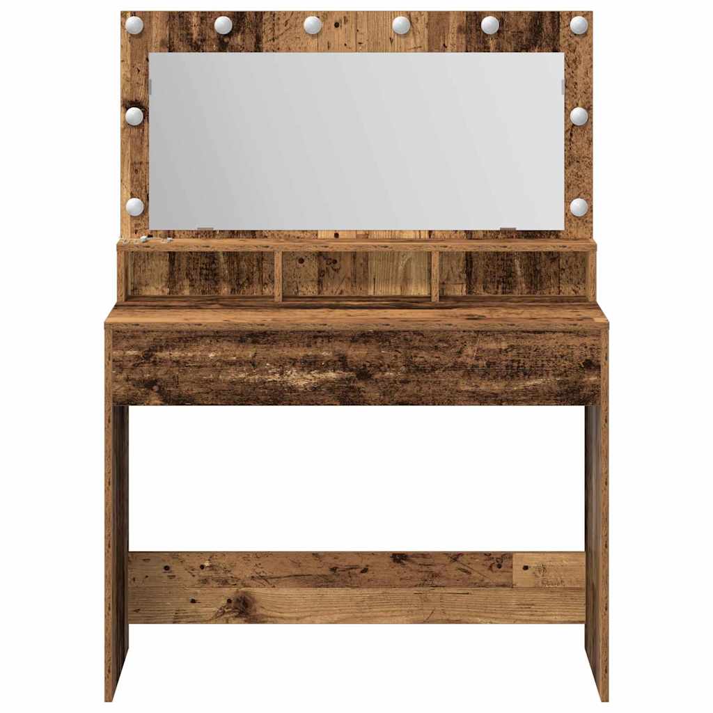 Toaletni stol Staro drvo 100 x 41 x 135 cm Konstruirano drvo