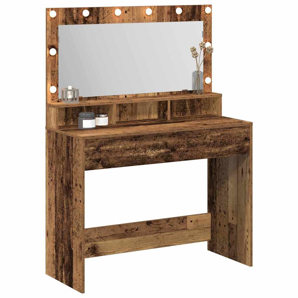 Toaletni stol Staro drvo 100 x 41 x 135 cm Konstruirano drvo