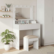 Toaletni stol Bijelo 78,5 x 41 x 135 cm Konstruirano drvo