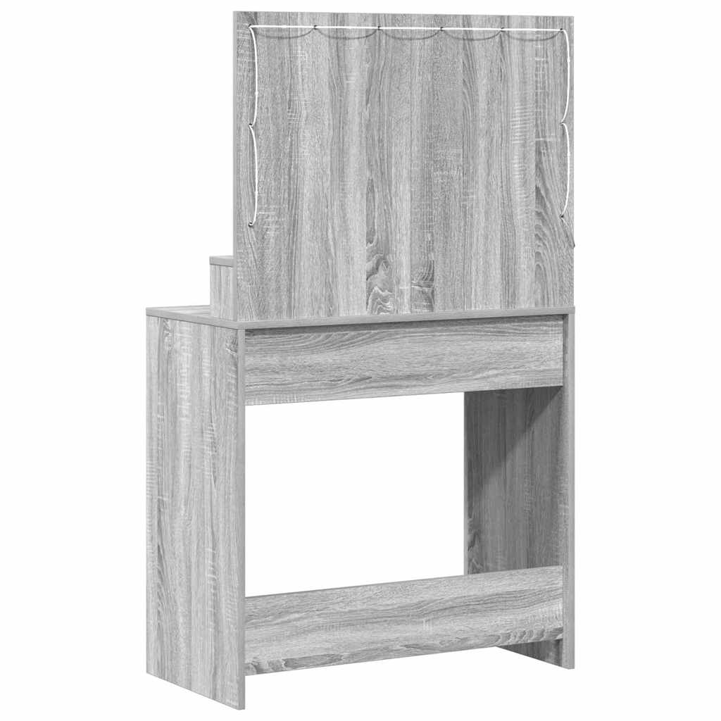 Toaletni stol Siva Sonoma 78,5 x 41 x 135 cm Konstruirano drvo