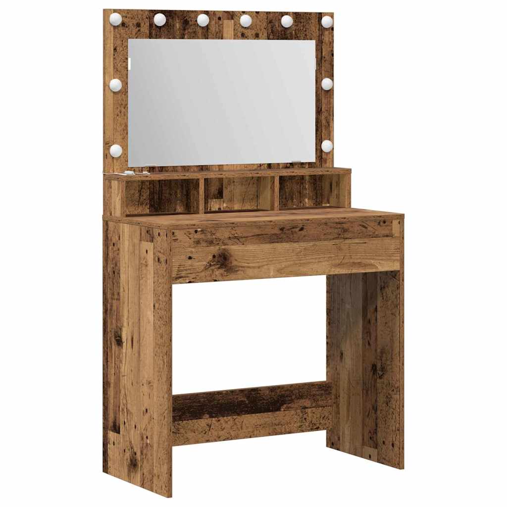 Toaletni stol Staro drvo 75,5 x 41 x 135 cm Konstruirano drvo