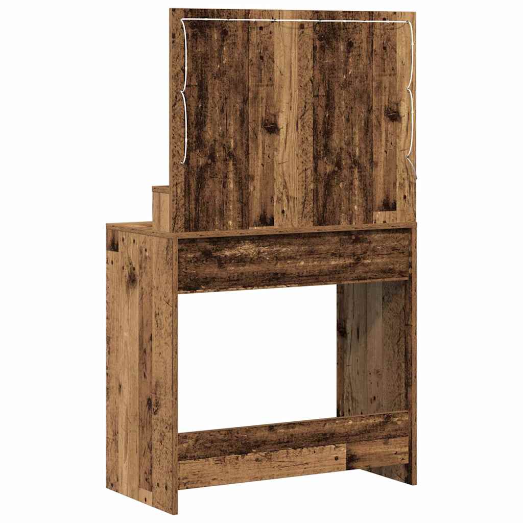 Toaletni stol Staro drvo 75,5 x 41 x 135 cm Konstruirano drvo