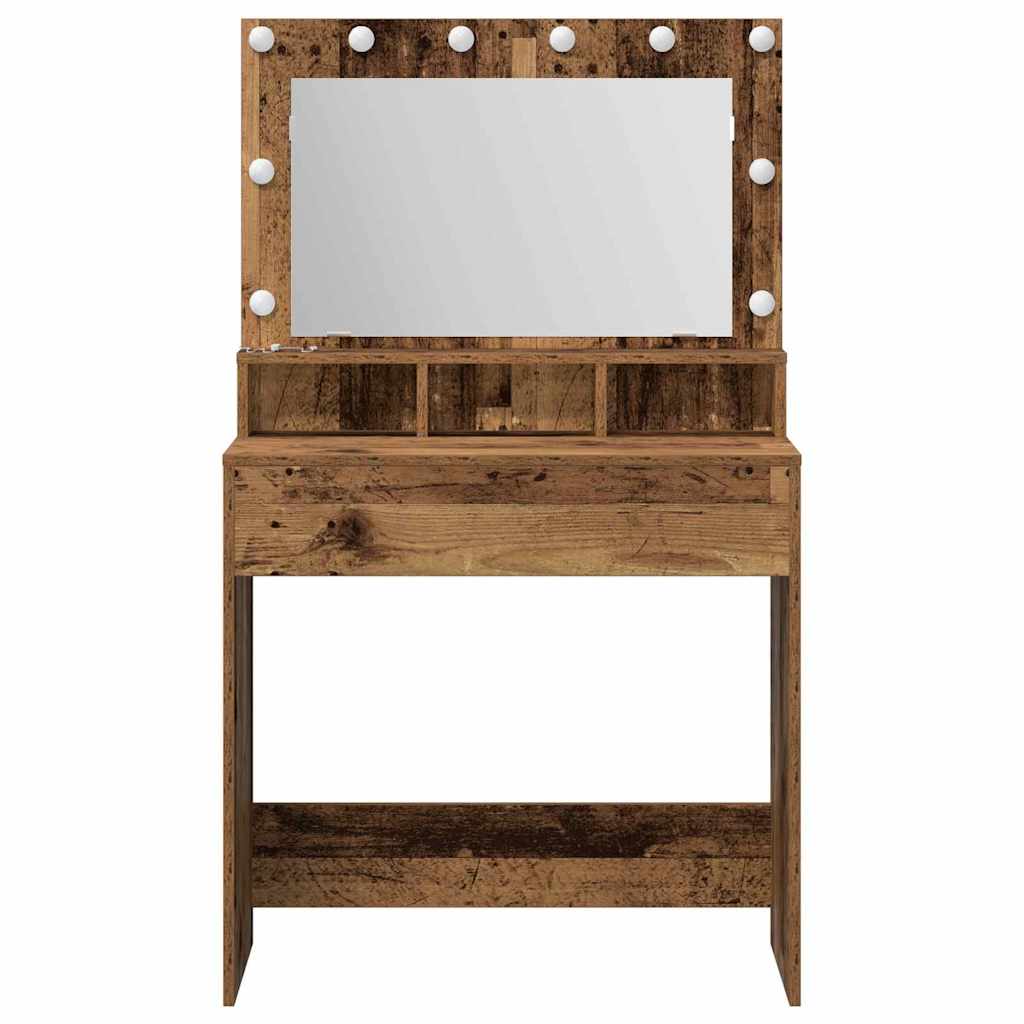 Toaletni stol Staro drvo 75,5 x 41 x 135 cm Konstruirano drvo