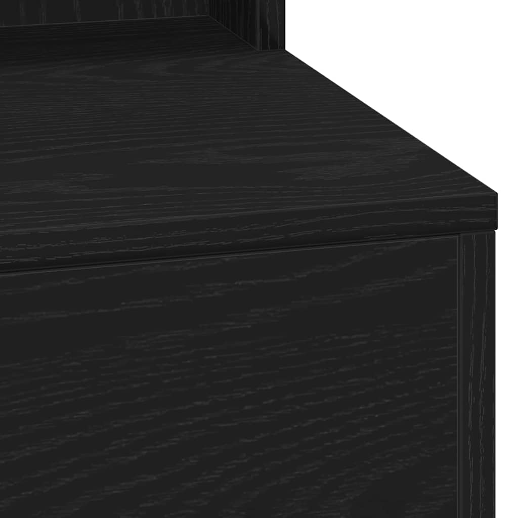 Toaletni stol Crni hrast 50 x 41 x 135 cm Konstruirano drvo