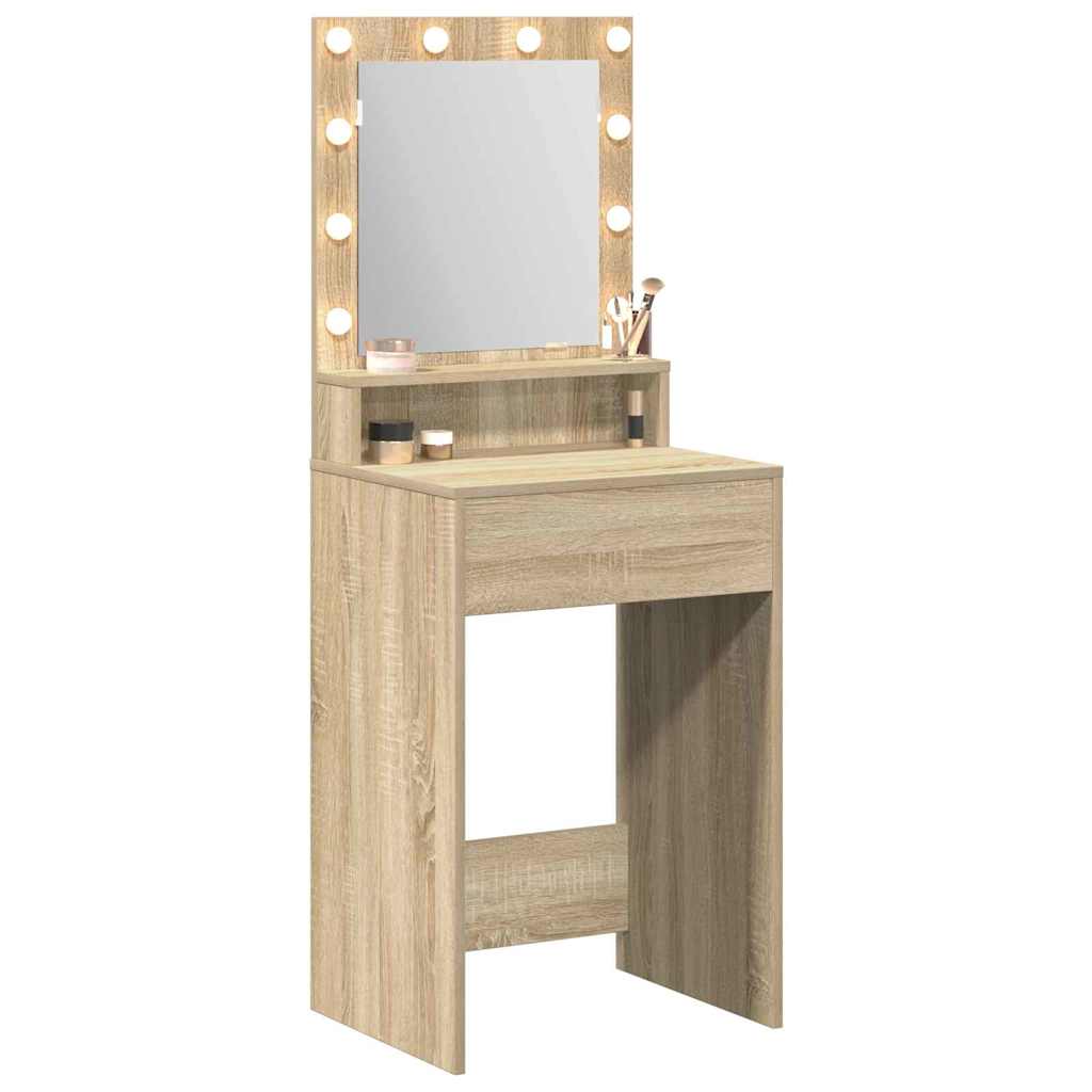 Toaletni stol Sonoma hrast 50 x 41 x 135 cm Konstruirano drvo