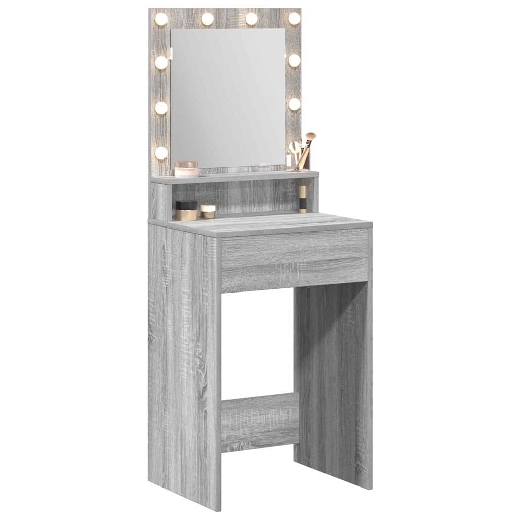 Toaletni stol Siva Sonoma 50 x 41 x 135 cm Konstruirano drvo