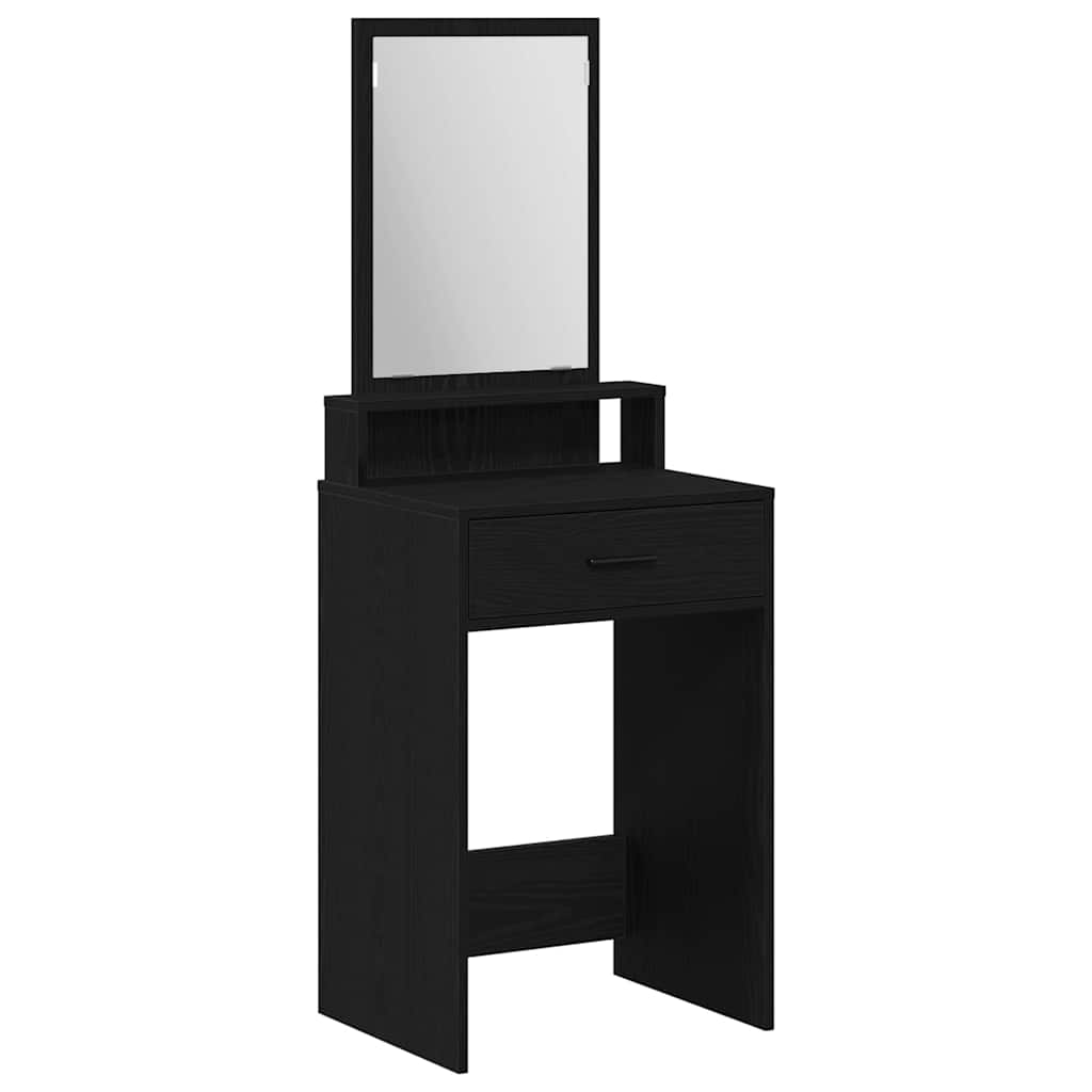 Toaletni stol Crni hrast 50 x 41 x 140 cm Konstruirano drvo