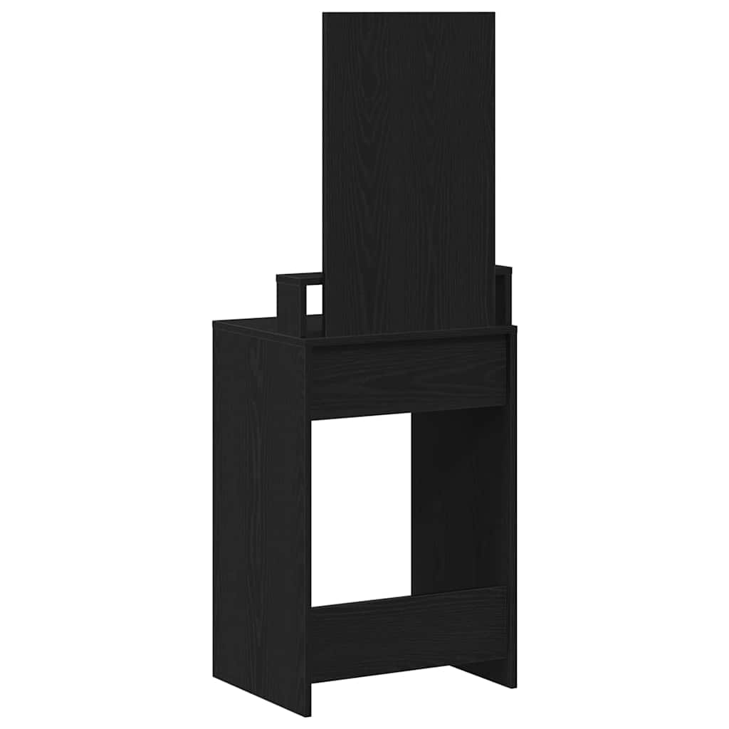 Toaletni stol Crni hrast 50 x 41 x 140 cm Konstruirano drvo