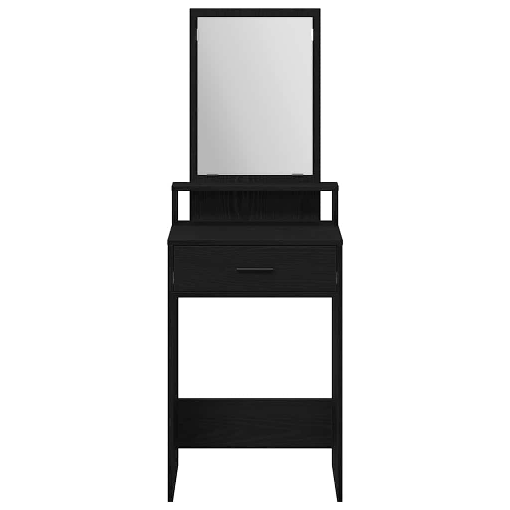 Toaletni stol Crni hrast 50 x 41 x 140 cm Konstruirano drvo