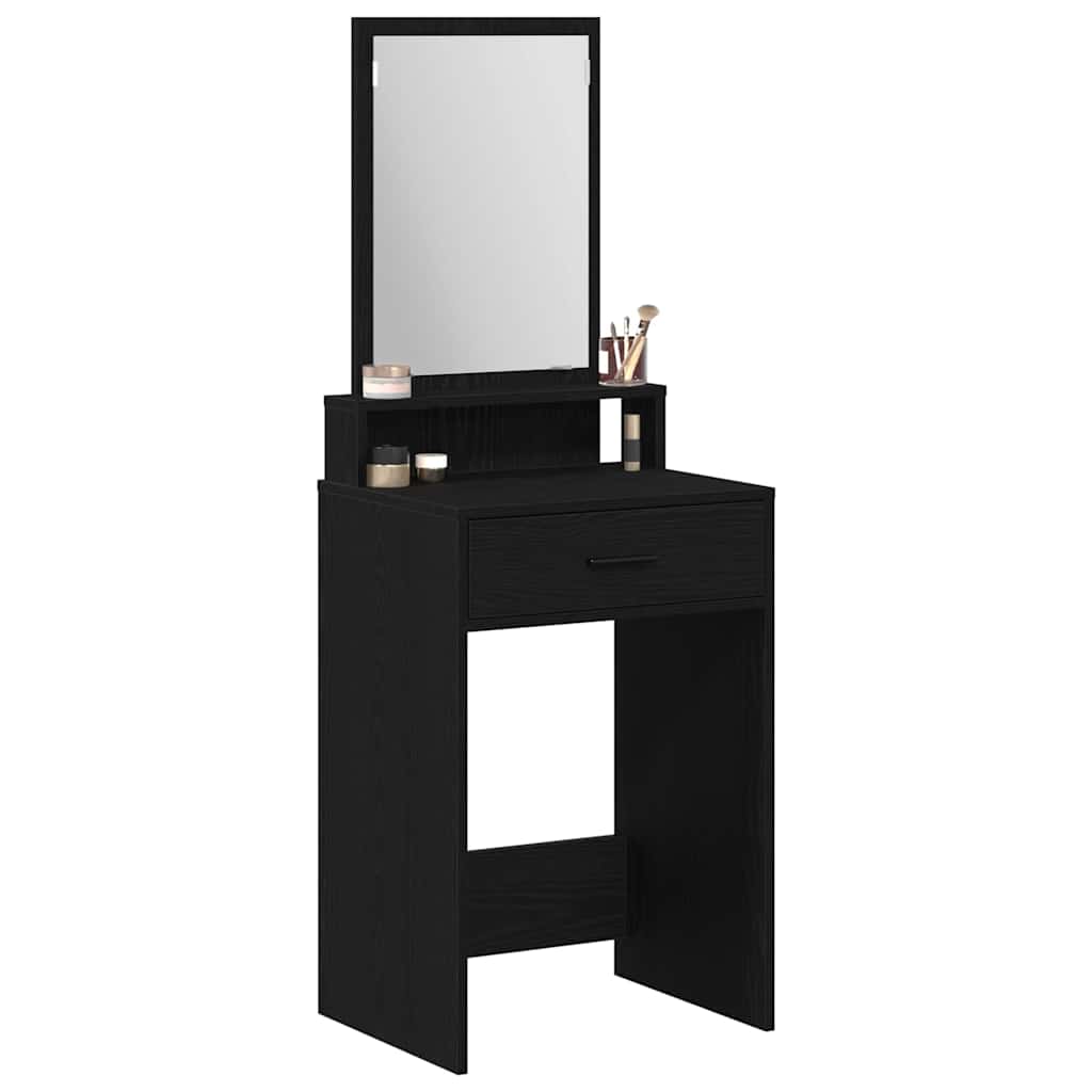Toaletni stol Crni hrast 50 x 41 x 140 cm Konstruirano drvo