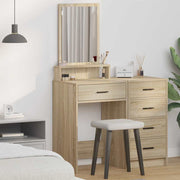 Toaletni stol Sonoma hrast 50 x 41 x 140 cm Konstruirano drvo