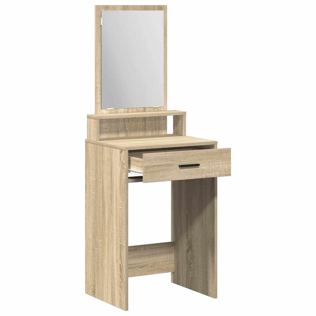 Toaletni stol Sonoma hrast 50 x 41 x 140 cm Konstruirano drvo
