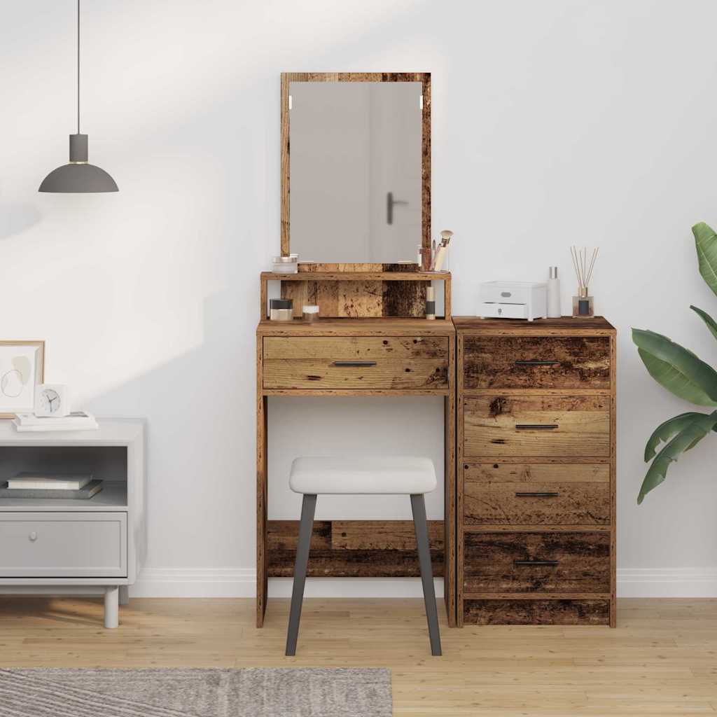 Toaletni stol Staro drvo 50 x 41 x 140 cm Konstruirano drvo