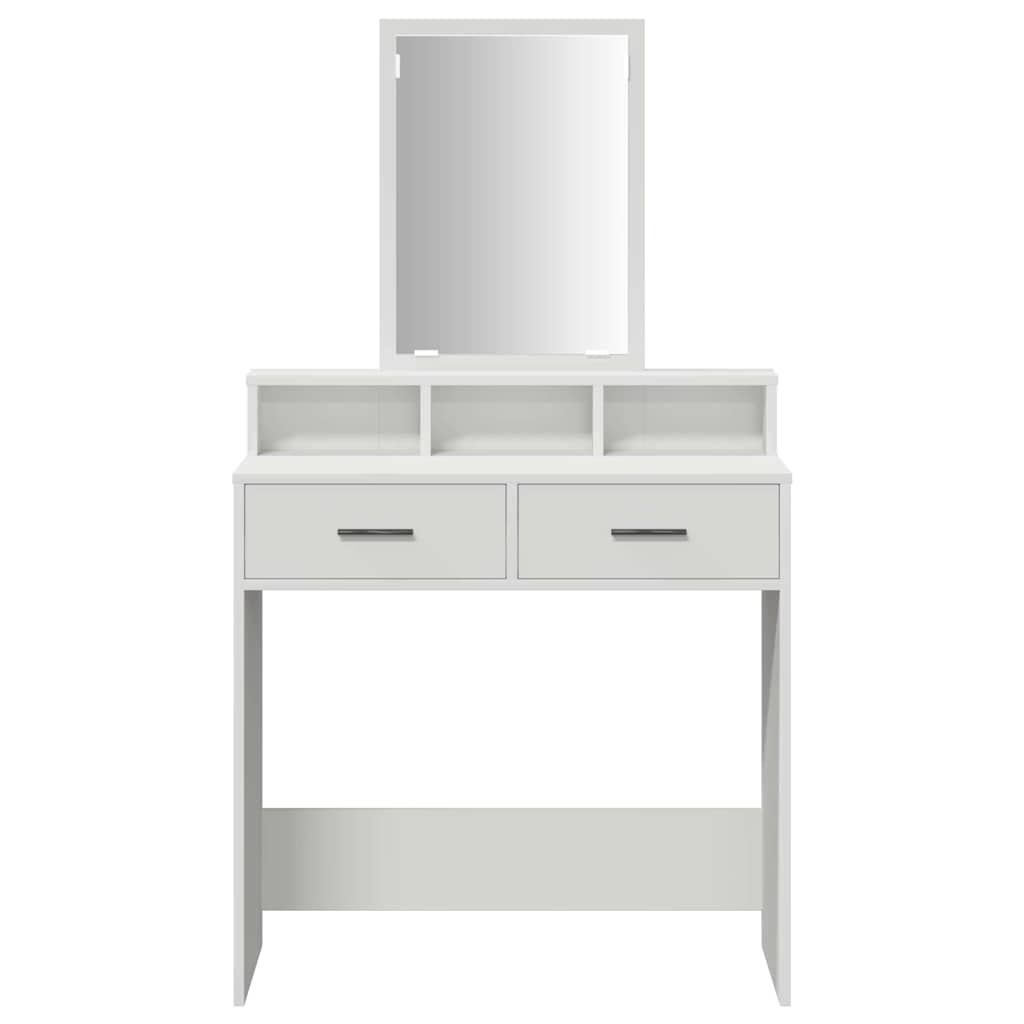 Toaletni stol Bijelo 79 x 41 x 140 cm Konstruirano drvo