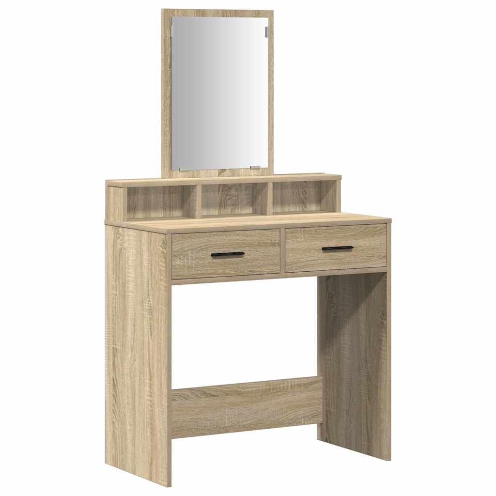Toaletni stol Sonoma hrast 79 x 41 x 140 cm Konstruirano drvo