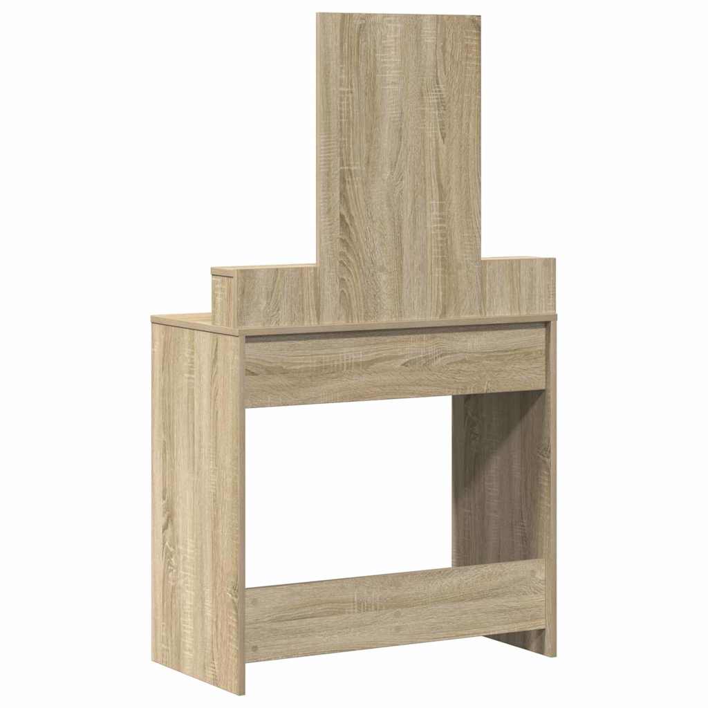 Toaletni stol Sonoma hrast 79 x 41 x 140 cm Konstruirano drvo