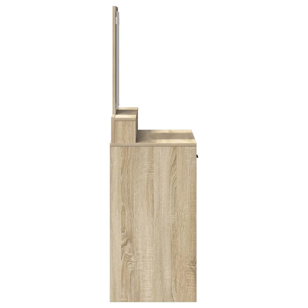 Toaletni stol Sonoma hrast 79 x 41 x 140 cm Konstruirano drvo