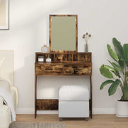 Toaletni stol Dimljeni hrast 79 x 41 x 140 cm Konstruirano drvo
