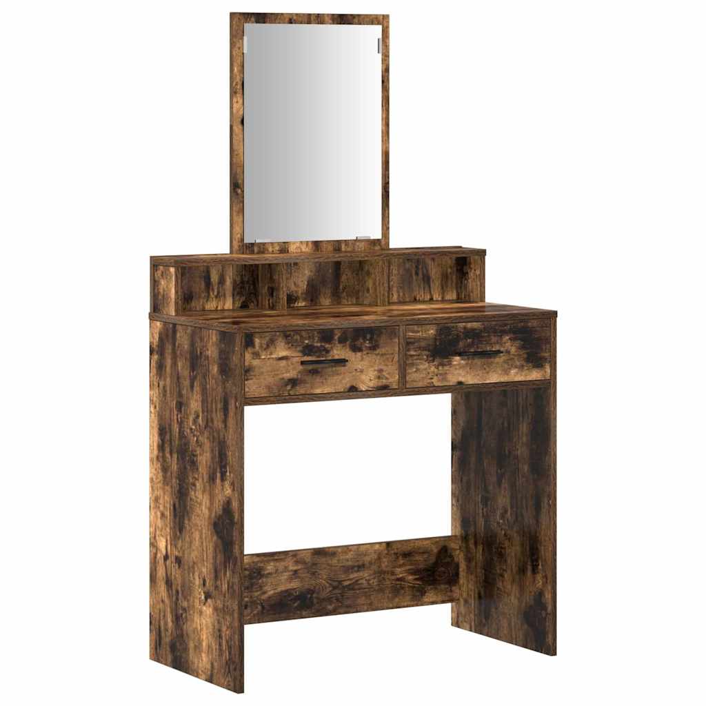 Toaletni stol Dimljeni hrast 79 x 41 x 140 cm Konstruirano drvo