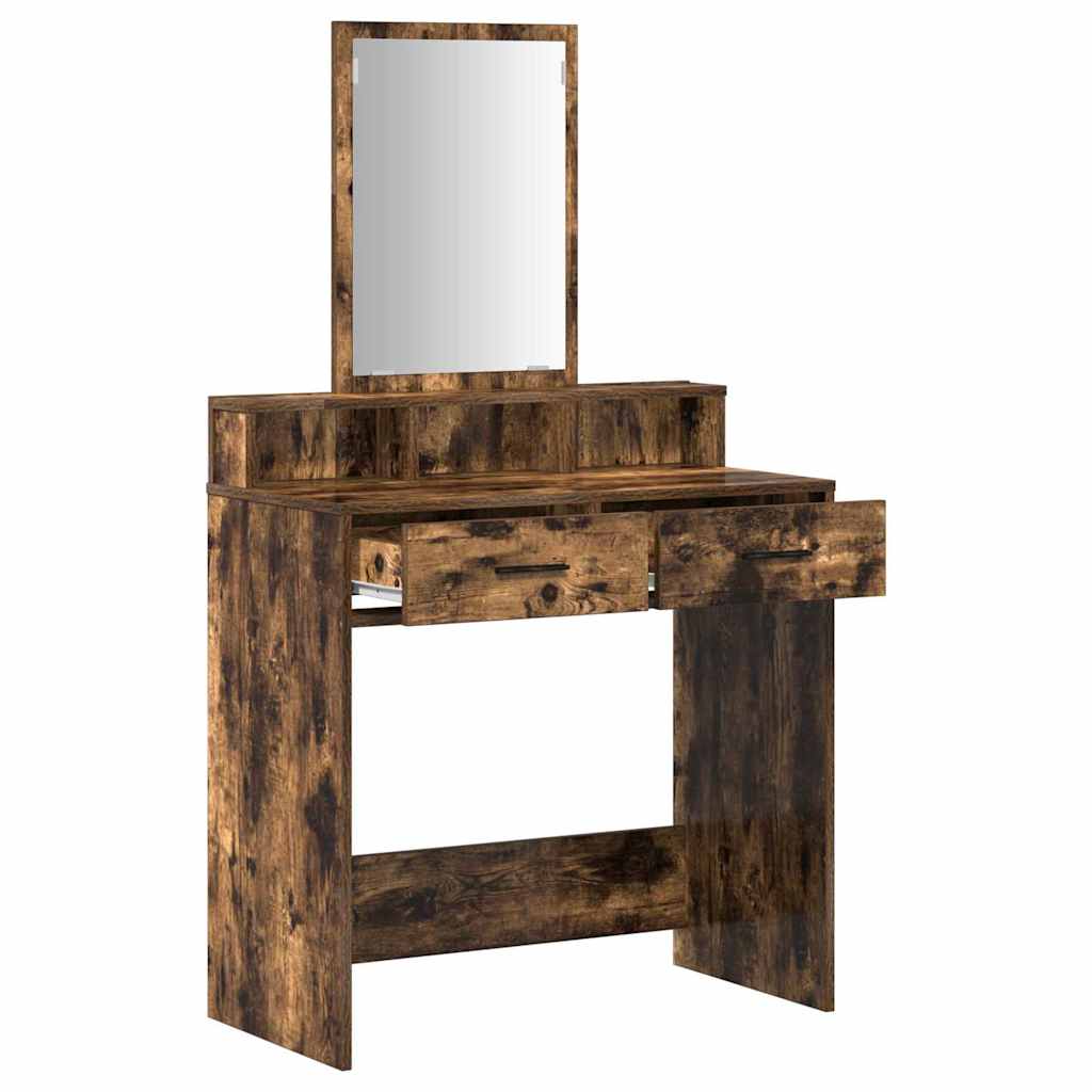 Toaletni stol Dimljeni hrast 79 x 41 x 140 cm Konstruirano drvo