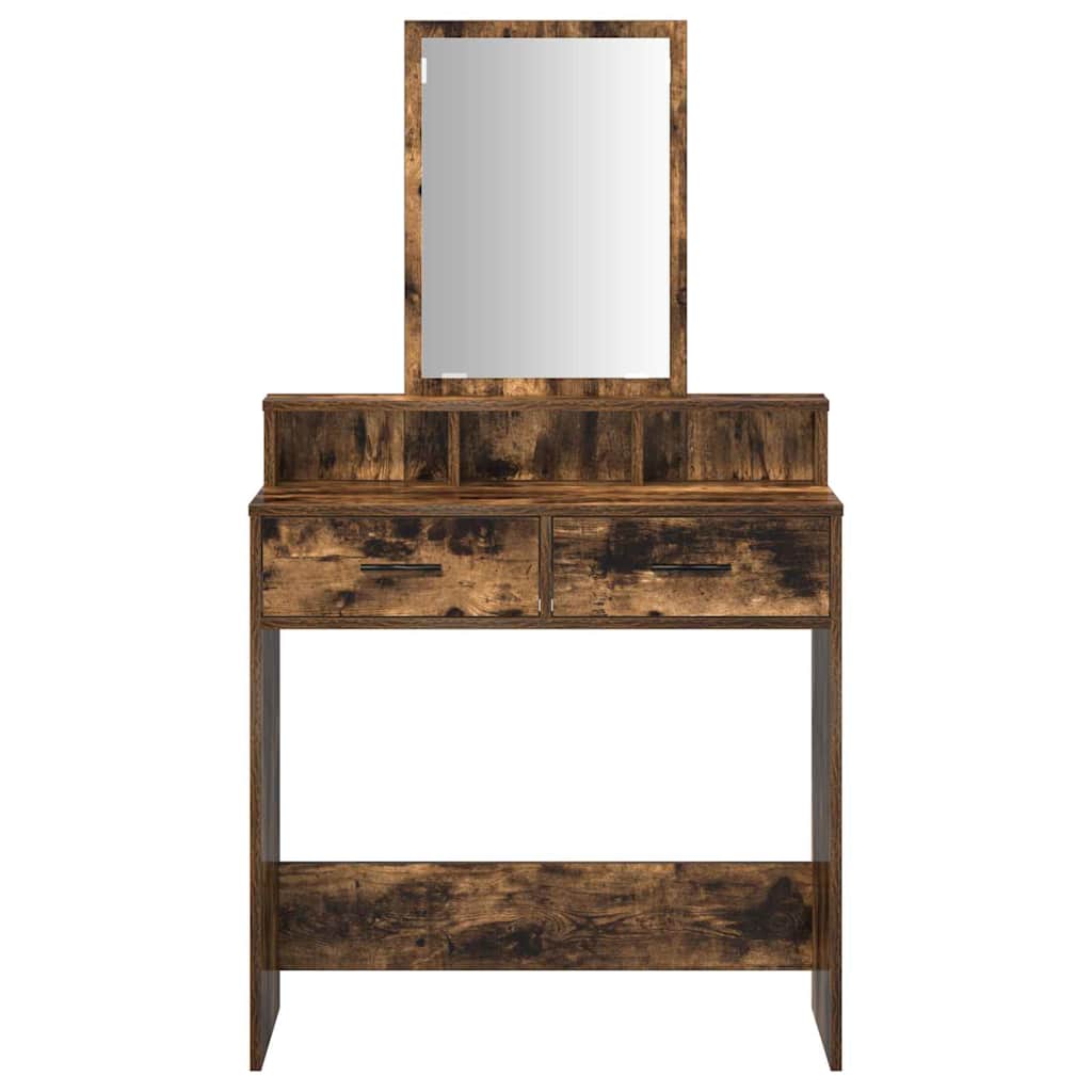 Toaletni stol Dimljeni hrast 79 x 41 x 140 cm Konstruirano drvo