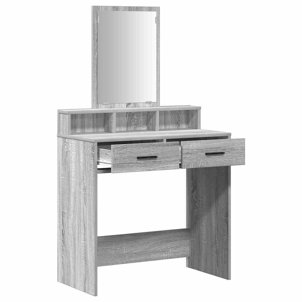 Toaletni stol Siva Sonoma 79 x 41 x 140 cm Konstruirano drvo
