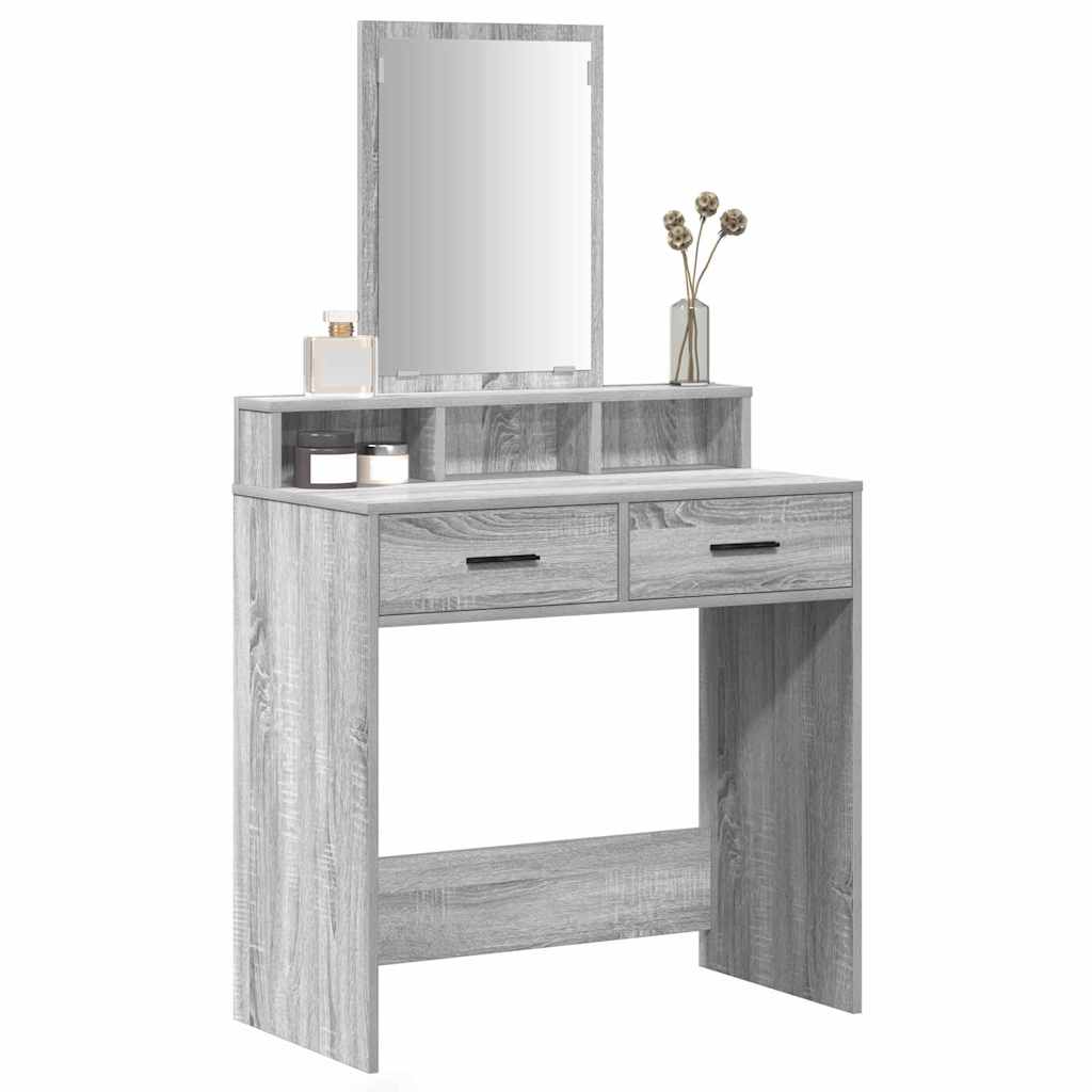 Toaletni stol Siva Sonoma 79 x 41 x 140 cm Konstruirano drvo