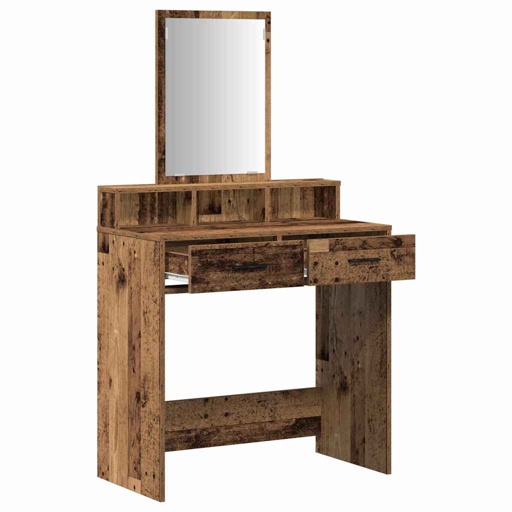Toaletni stol Staro drvo 79 x 41 x 140 cm Konstruirano drvo