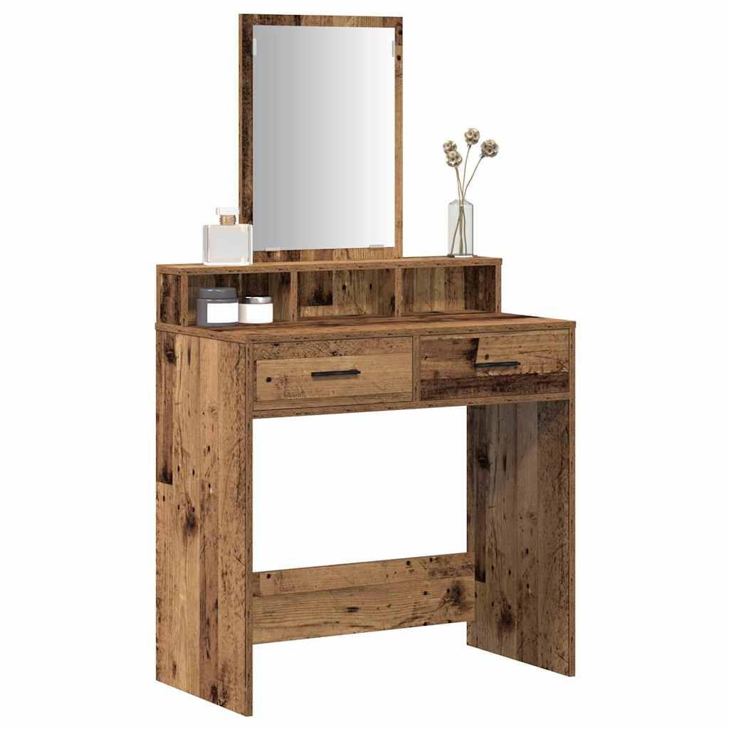 Toaletni stol Staro drvo 79 x 41 x 140 cm Konstruirano drvo