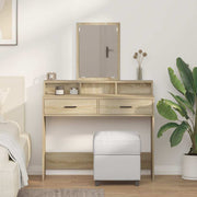 Toaletni stol Sonoma hrast 100 x 41 x 140 cm Konstruirano drvo