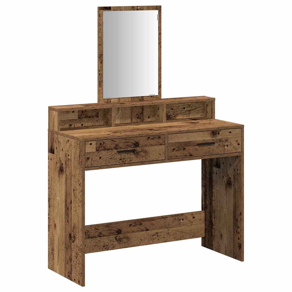 Toaletni stol Staro drvo 100 x 41 x 140 cm Konstruirano drvo