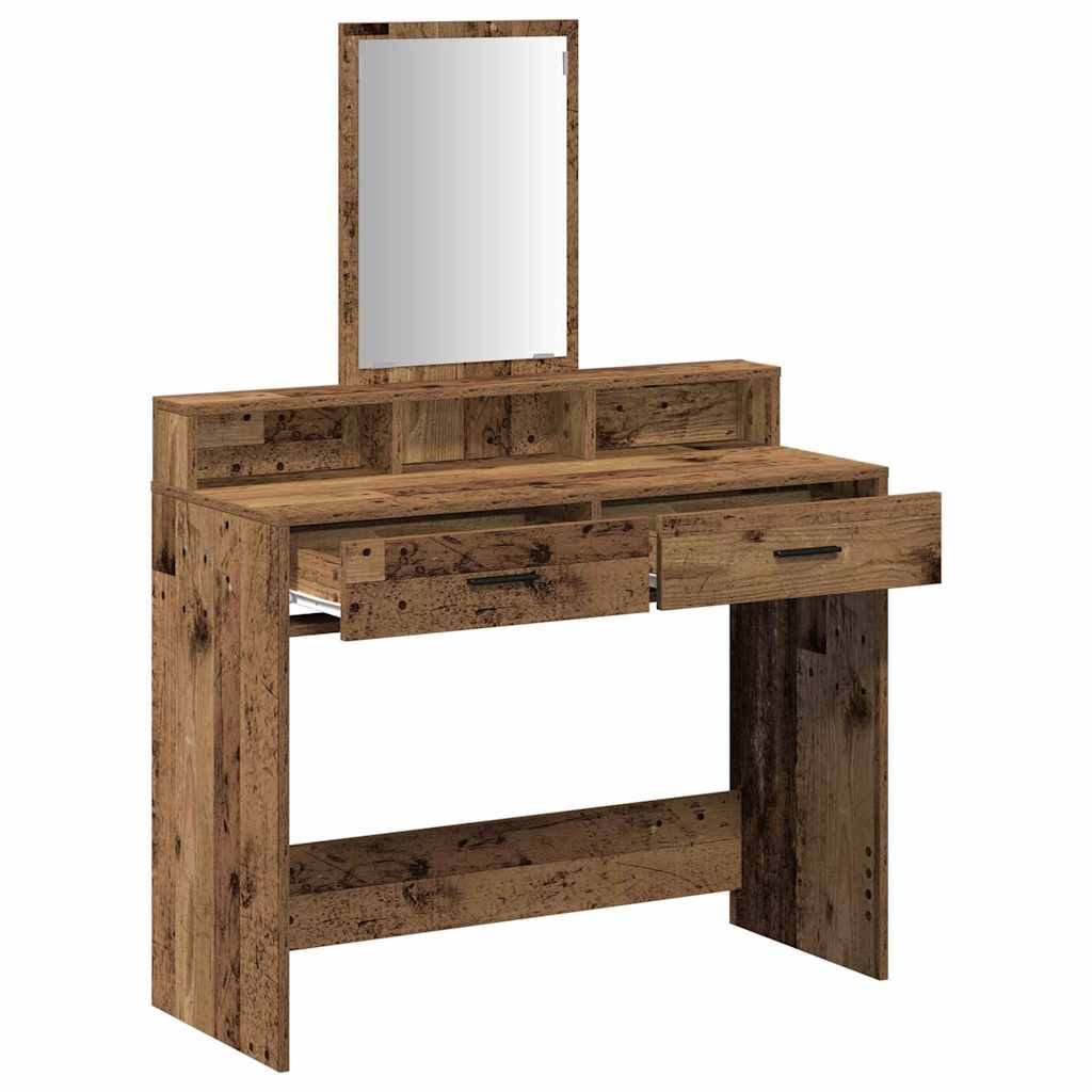 Toaletni stol Staro drvo 100 x 41 x 140 cm Konstruirano drvo